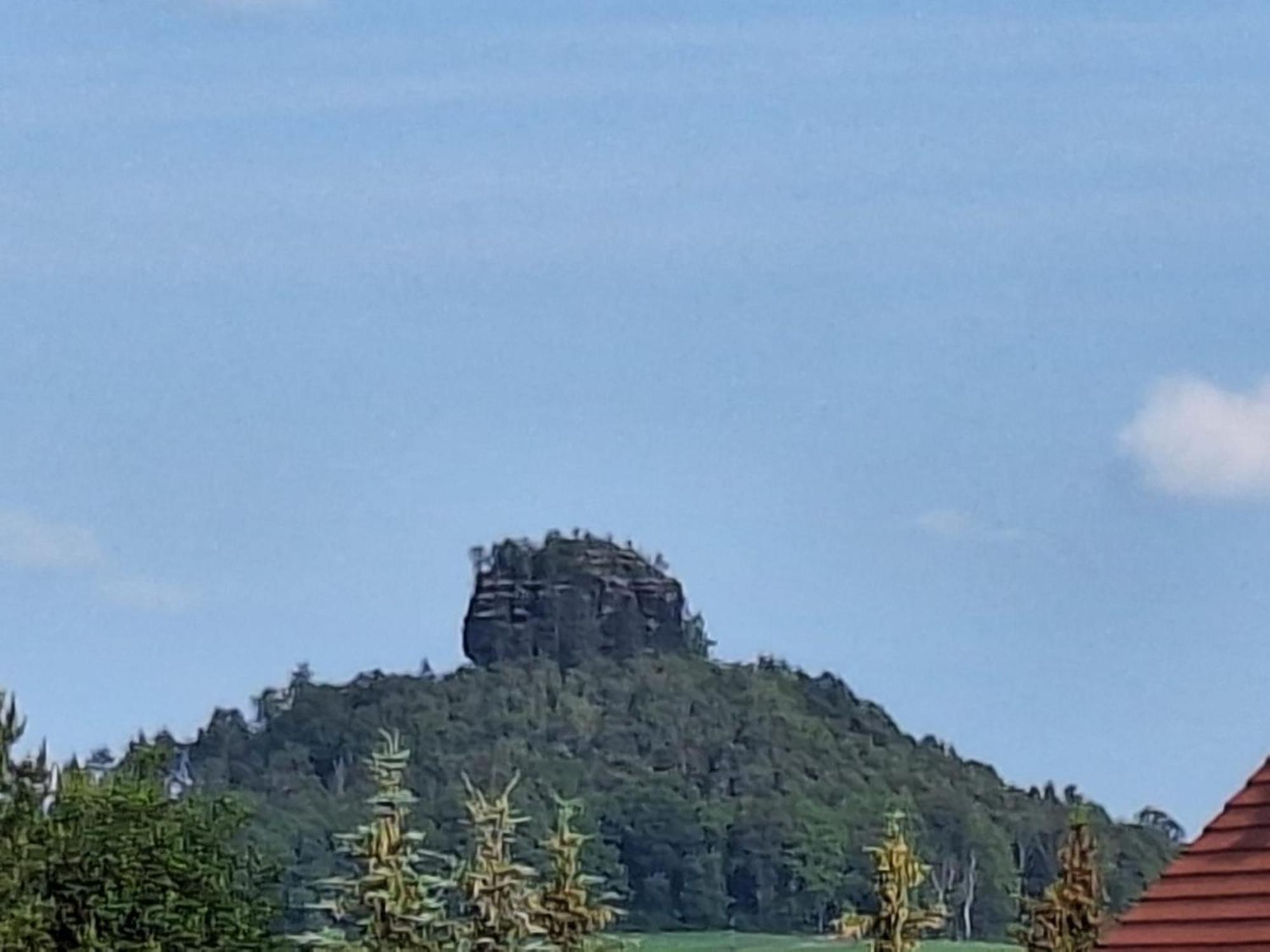 Ferienwohnung Blick Zum Zirkelstein Reinhardtsdorf-Schona Exteriör bild